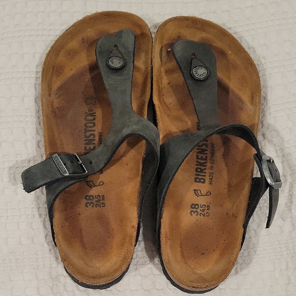Birkenstock Dark Leather Sandals